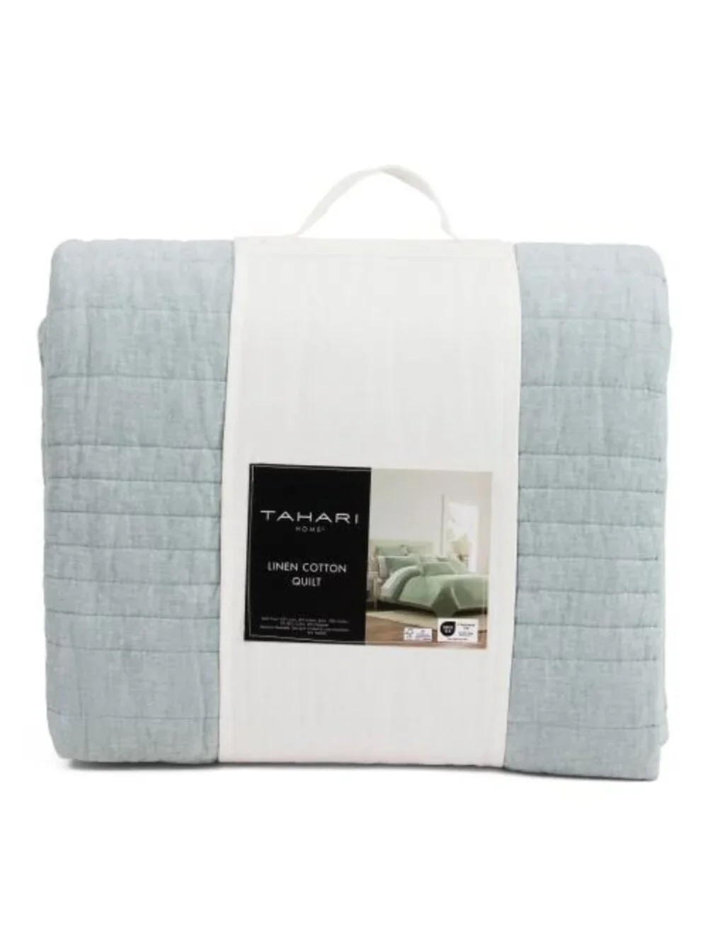 TAHARI HOME Linen Blend Quilt